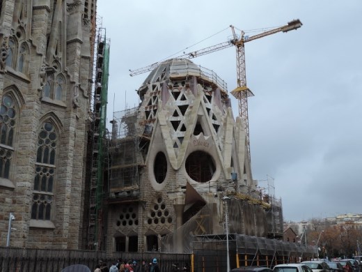 When completed, this will be the main entrance.