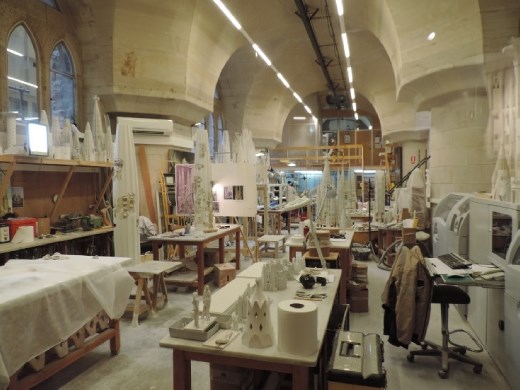 Workers continue in Gaudi's innovative ways. They are incorporating 3D printing technology!