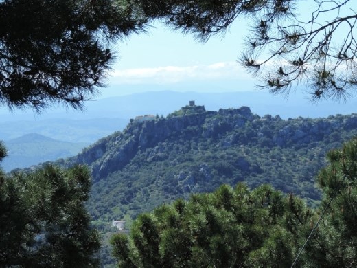 Some villages had Moorish castles like this one at Gaucin.