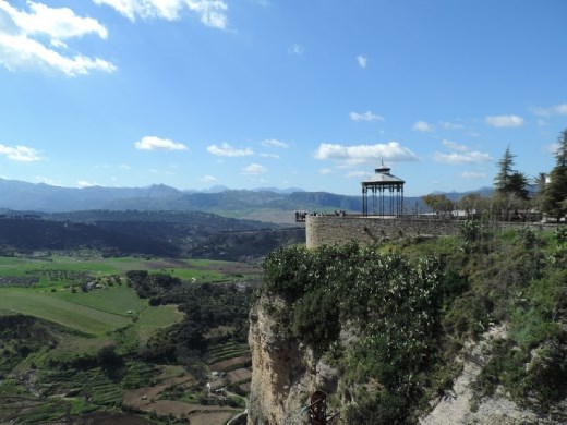 It was nice of them to build an overhanging balcony to take advantage of the gorgeous view!