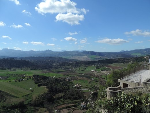 Don't look down if you're afraid of heights, though. The view out is lovely, too!