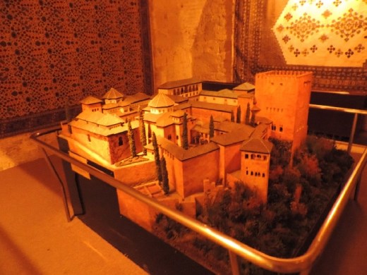This model of the Alhambra (in Granada) put it on our 