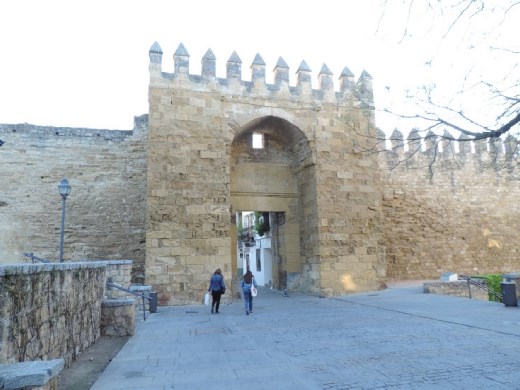 The Puerta Almodovar was part of the wall that originally circled the entire city.