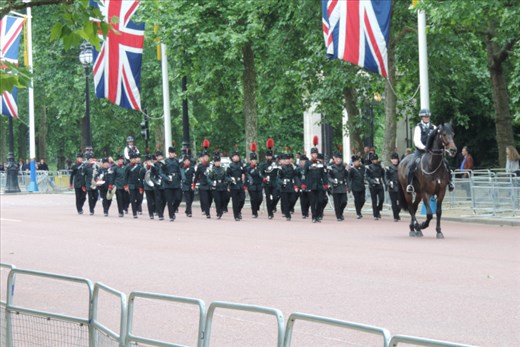 And the band as well -- must have music to accompany the changing