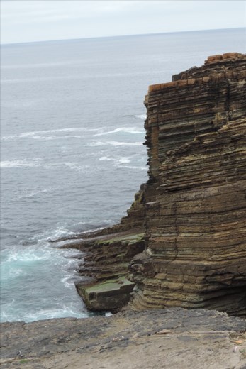 Plenty of finely stacked rock at the Cliffs
