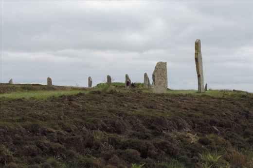 It was a bit breezy at the Ring of Brogdar (kept the midges away!)