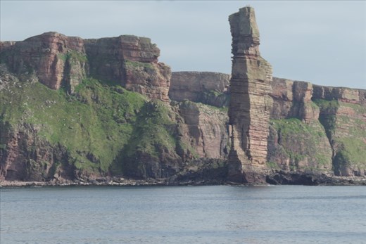 Sun came out on our return ferry trip and highlighted the Old Man of Hoy