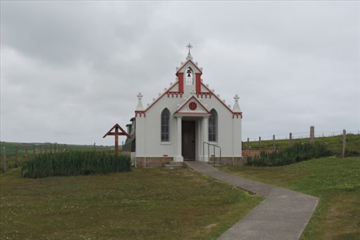 The Italian Chapel was build by POWs interred on Orkney during WWII