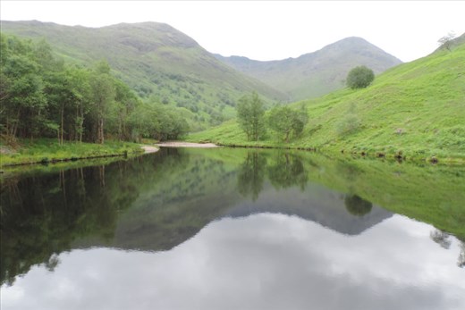 Marevlous double reflection at the Upper Reservoir