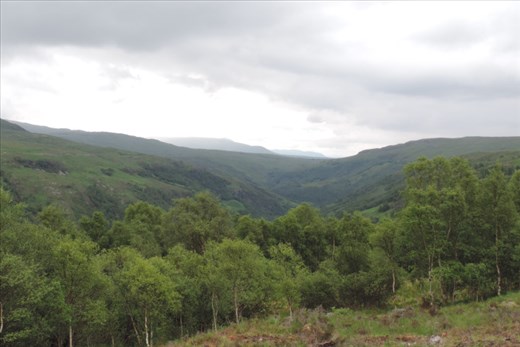 We had endless vistas when we reached the top of the ridge