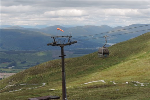 Here's the gondola that carried us about halfway up Ben Nevis