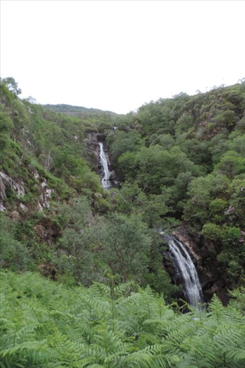 The three waterfalls are the centerpiece of this short hike
