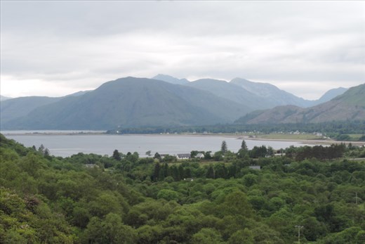 A grand view looking up to the head of Loch Linne