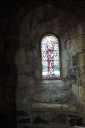 This is one of the VERY few stained glass windows in the Abbey: by taylortreks, Views[261]