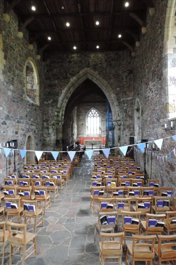 Construction of Iona Abbey began in AD 600s by St Columba