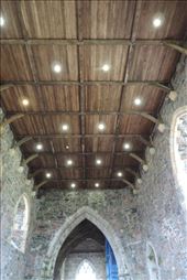 Exquisite wooden beams and ceiling adorn the West Range of the Abbey: by taylortreks, Views[261]