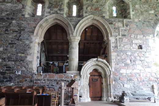 Here's the sacristy on the North Wall in the West Range of the Abbey