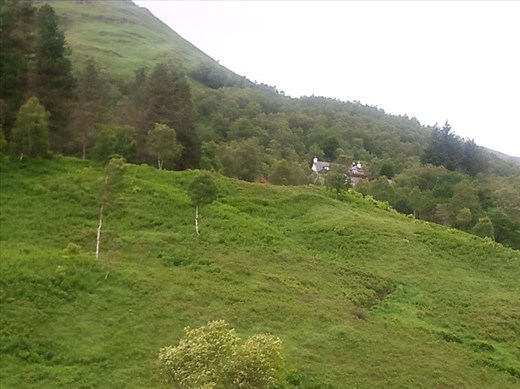 The isolated Mamore Lodge has stupendous views