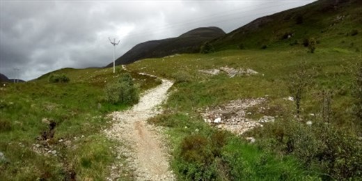 The trail became very steep on the climb down