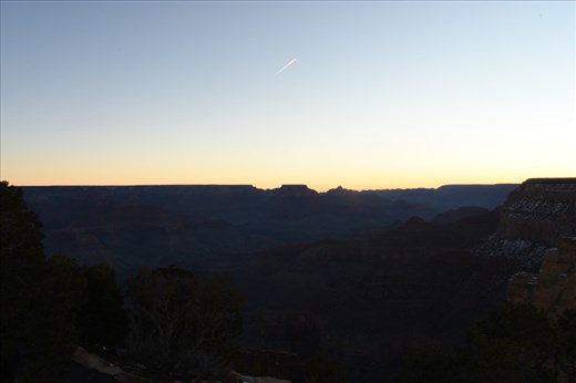 Here's the view looking eastward into the Canyon at first light.