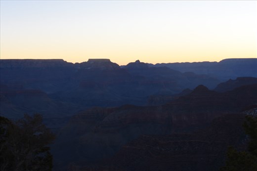 And you can see the sun is ready to burst over the eastern horizon.