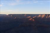 The dying rays of the sun illuminated the North Rim of the Canyon.: by taylortreks, Views[160]
