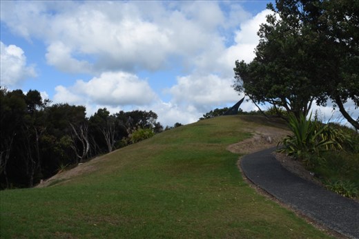 In addition to the flagstaff, the hike provided a visit to the large sundial on the next hilltop.