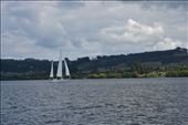 Sail Barbary craft shares Lake Taupo with Sail Fearless.: by taylortreks, Views[189]