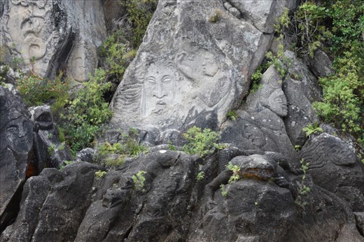 There's a wide variety of sculptures and carvings in this eclectic collection.