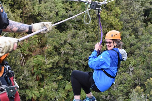 And into a gentle landing at the platform.