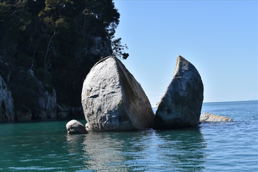 One of the highlights of the trip was Split Apple Rock. 