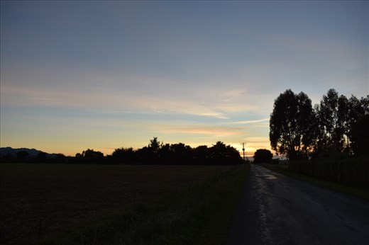 We had a great sunrise to start our day.