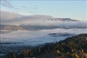 But fog and clouds shrouded Clyde and the upper end of the valley from Alexandra.: by taylortreks, Views[338]