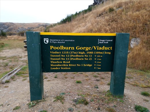 Our first stop was at the Poolburn Viaduct (Bridge). This is the highest bridge on the entire Rail Trail.