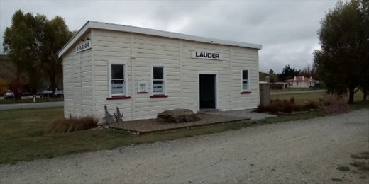 Lauder Station DOES refer to a train station rather than a sheep farm.