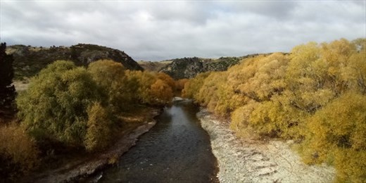 There was now more sun that cloud here in the middle of the afternoon; however, there are still plenty of rocks along the Trail.