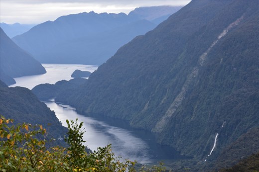 And yet another waterfall near the head of the Sound.