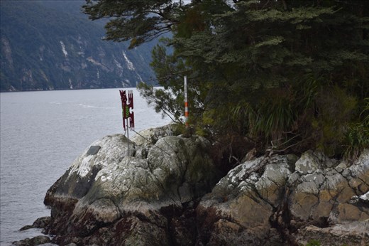 A distinctive reminder of the Maori heritage in this tranquil landscape.