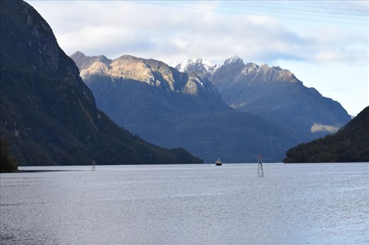 But then sunshine magically appeared as our ferry came to fetch us back across the Lake.