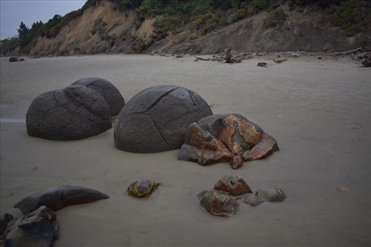Other boulders appeared to have been deflated.