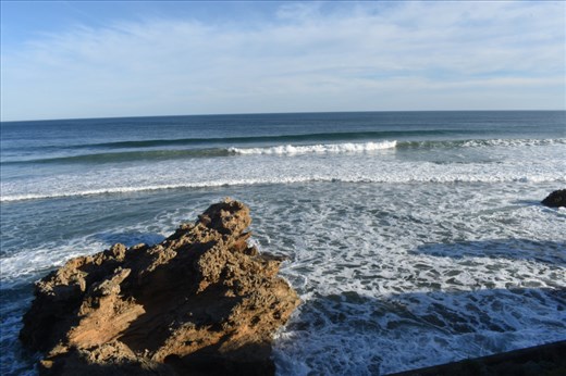 Of course, we HAD to stop and watch the waves roll in.
