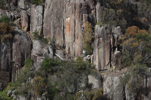Then, he helped his buddy as they then worked to hone their ascent talents.