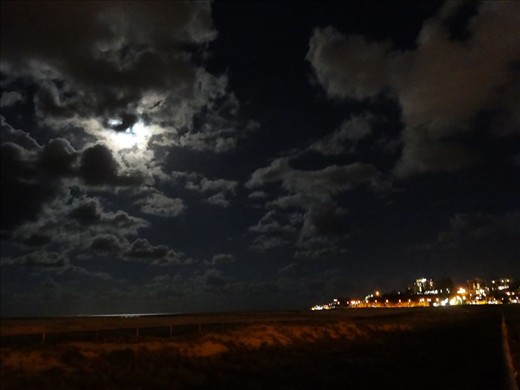 Happy New Year 2013! I've just come off work. What a stunning GC moonlit night!
