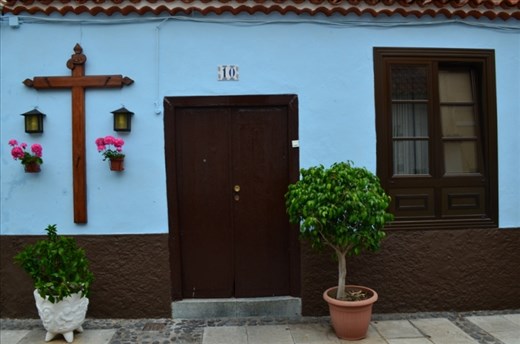 Picturesque city center of Puerto de la Cruz.  