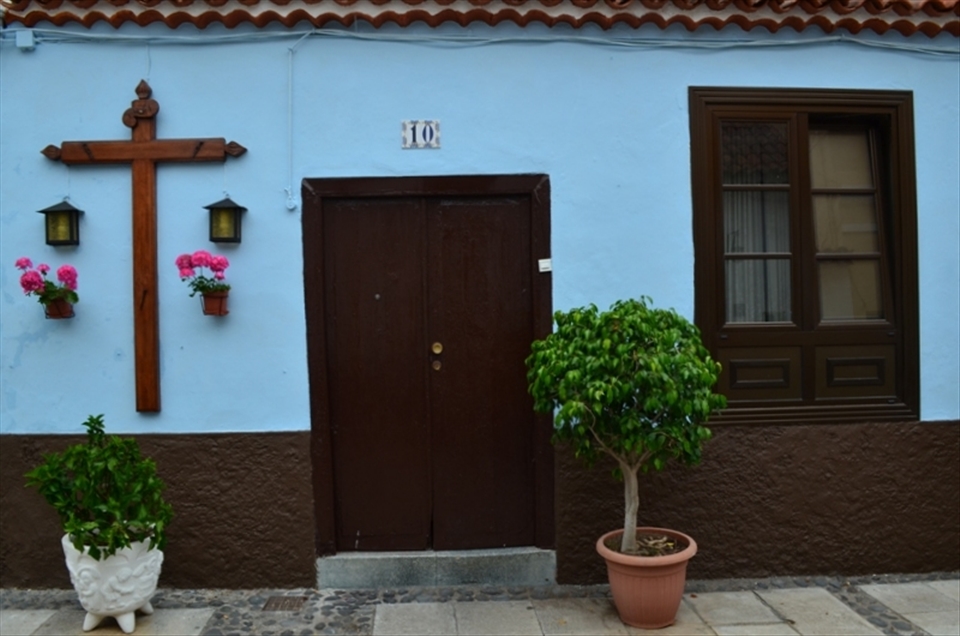 Picturesque city center of Puerto de la Cruz.  