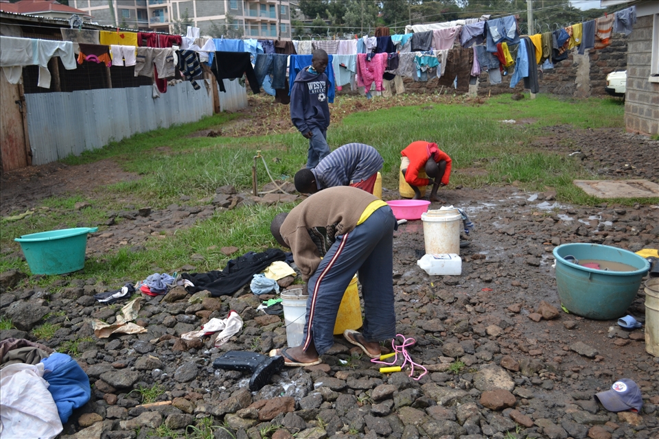 This picture is at an orphanage that I volunteered at during my stay. The most interesting thing about that orphanage was that, even though i was the volunteer who was supposed to be helping, the kids did all of the work. There was 42 kids in a two bed room house with more laundry to do then i could imagine, with no washing machine and water at only limited points in the day. These were the four elder boys who did work without asking questions, and had so much fun doing it. A far reach from the children I see daily in Canada. 