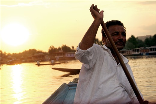 On an evening on Dal Lake he broke into a sweet Kashmiri song.