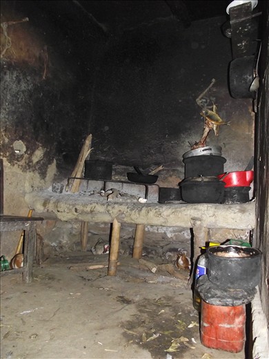 la cocina en nuestra casa de acogida