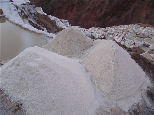 Tas de sel : différentes couleurs, différentes qualités et différents usages