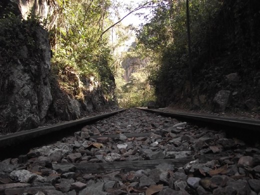 le long de la voie ferrée